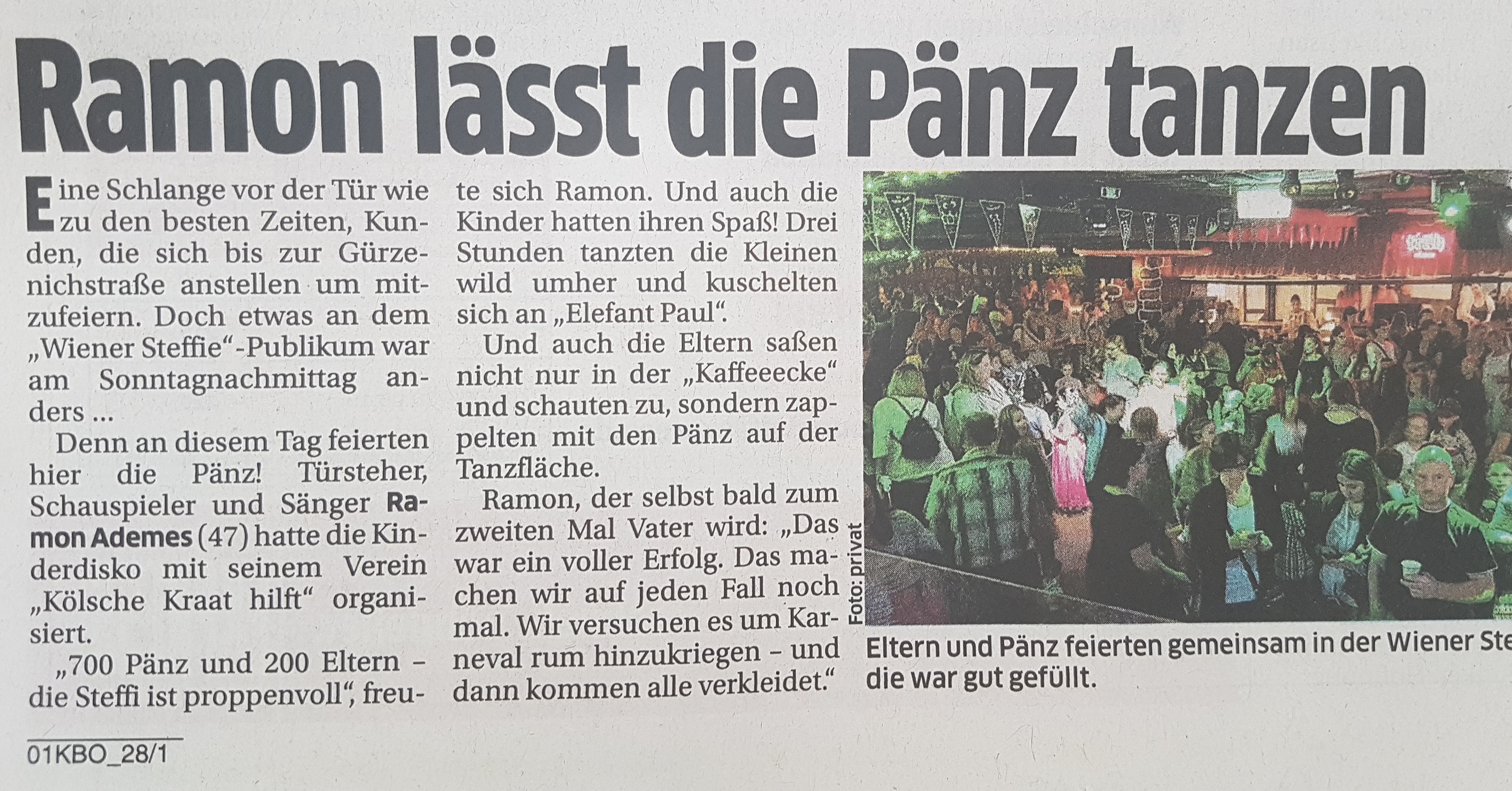 Ramon lässt die Pänz Tanzen